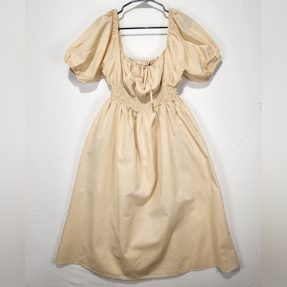 Petal and Pup‎ Women's Cream Puff Sleeve Dress Size 10